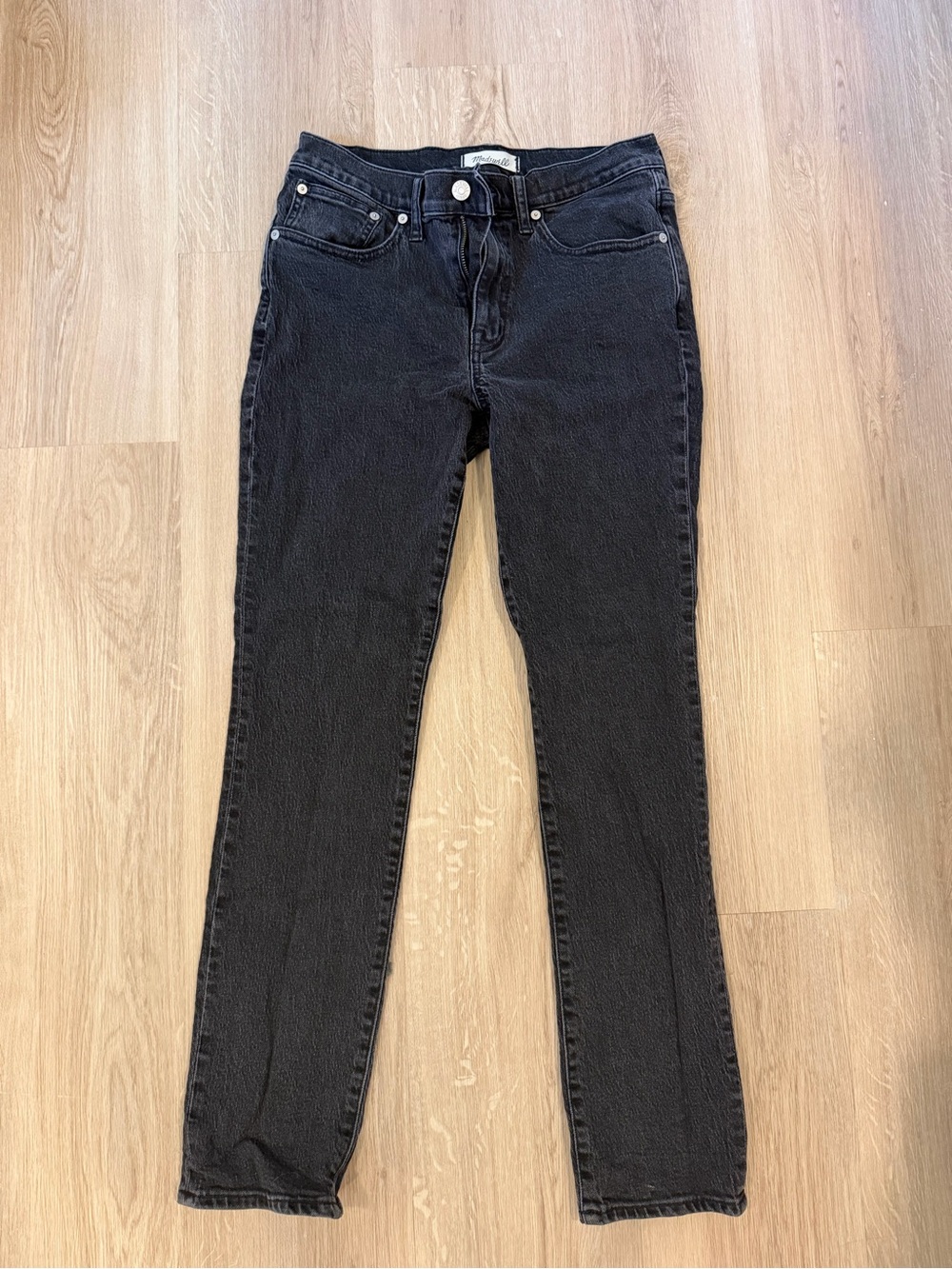 Madewell Black Faded Slim “Boy Jeans”